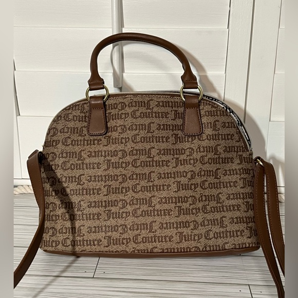 NWT Juicy Couture Chestnut Chino Glam Satchel - Picture 2 of 7